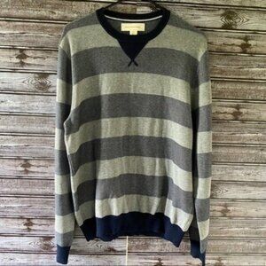 Frederik Anderson Copenhagen Men's Sweater Size L Long-Sleeved Pullover Striped